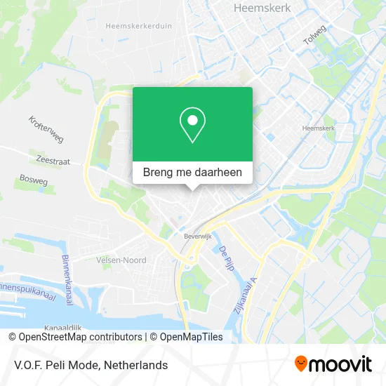 V.O.F. Peli Mode kaart