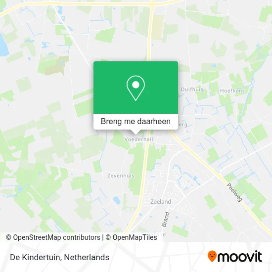 De Kindertuin kaart