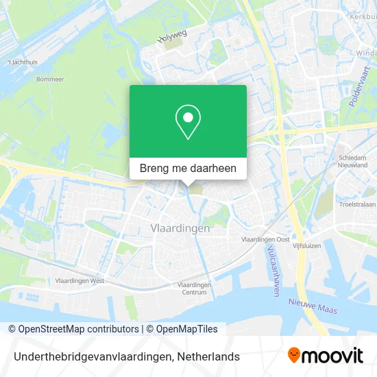 Underthebridgevanvlaardingen kaart