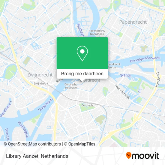 Library Aanzet kaart