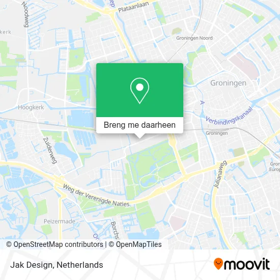 Jak Design kaart