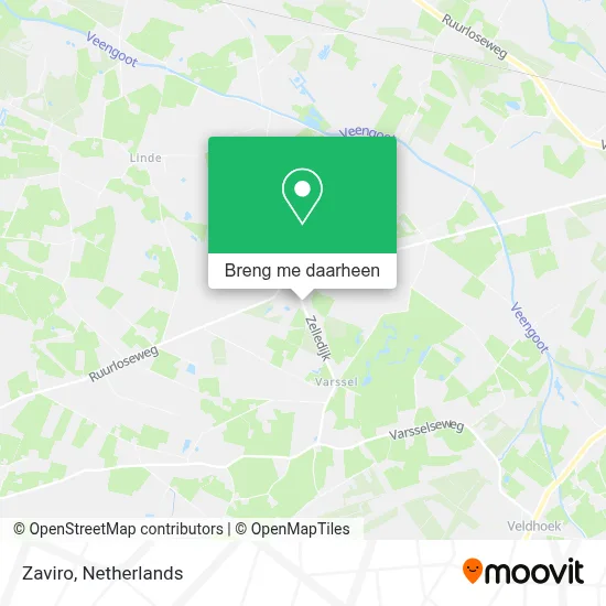 Zaviro kaart