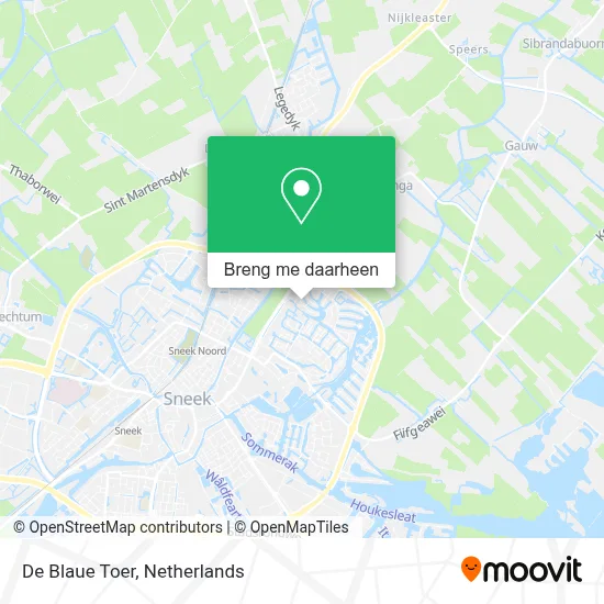 De Blaue Toer kaart
