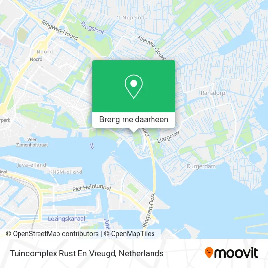 Tuincomplex Rust En Vreugd kaart