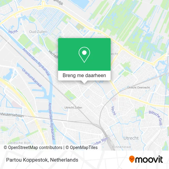 Partou Koppestok kaart