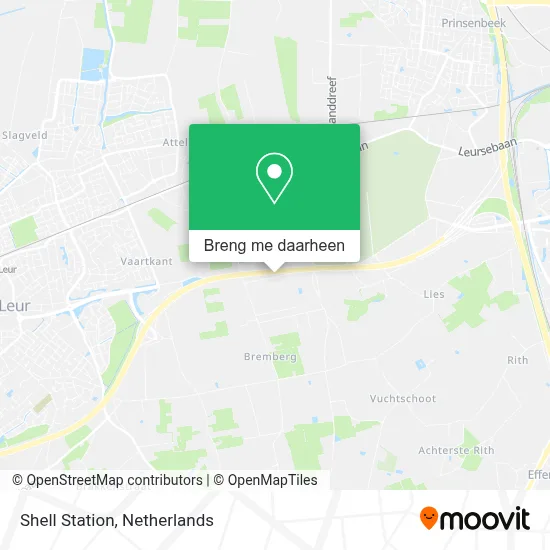 Shell Station kaart