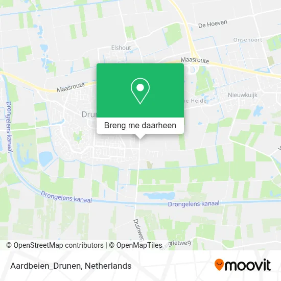 Aardbeien_Drunen kaart