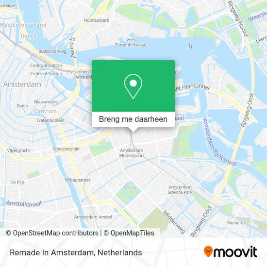 Remade In Amsterdam kaart