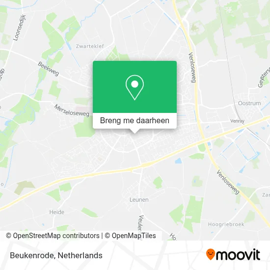Beukenrode kaart