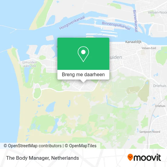 The Body Manager kaart