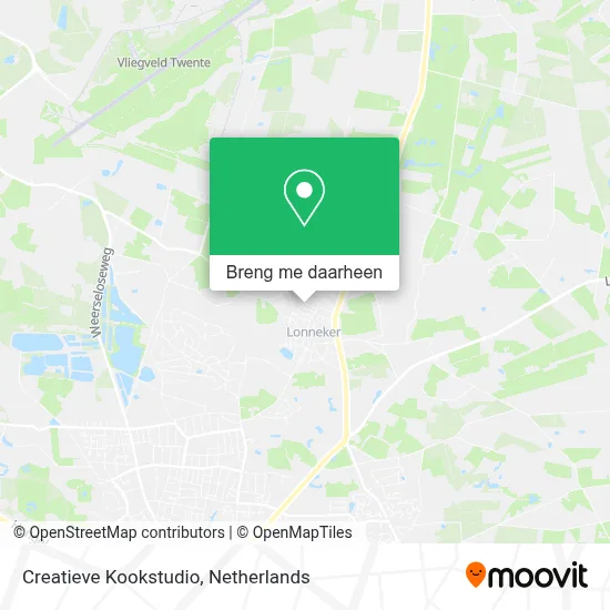 Creatieve Kookstudio kaart
