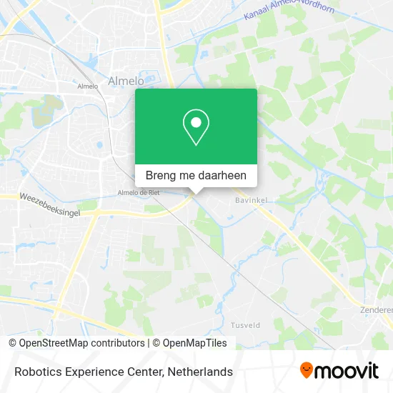 Robotics Experience Center kaart