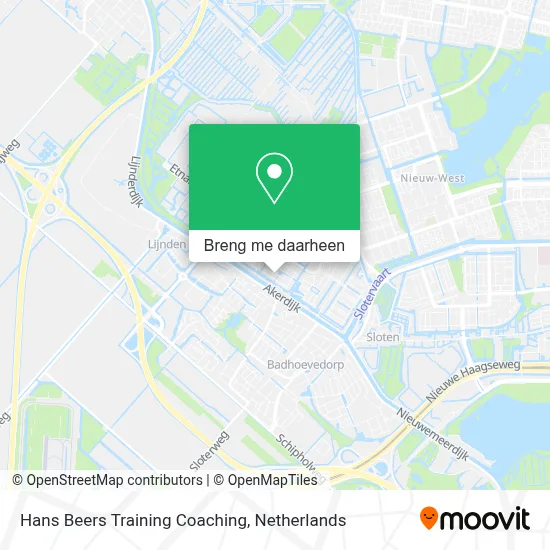 Hans Beers Training Coaching kaart
