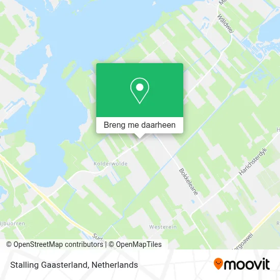 Stalling Gaasterland kaart