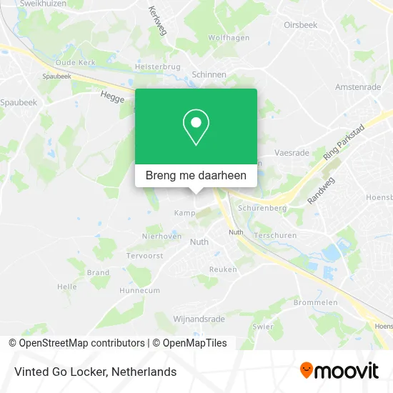 Vinted Go Locker kaart