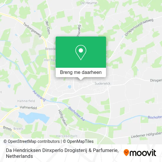 Da Hendricksen Dinxperlo Drogisterij & Parfumerie kaart