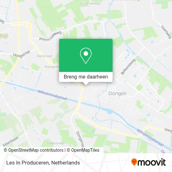 Les In Produceren kaart