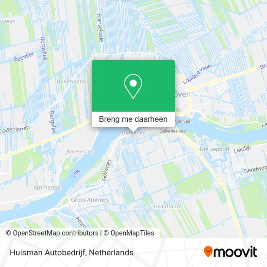 Huisman Autobedrijf kaart