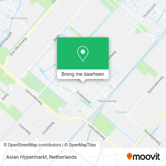Asian Hypermarkt kaart