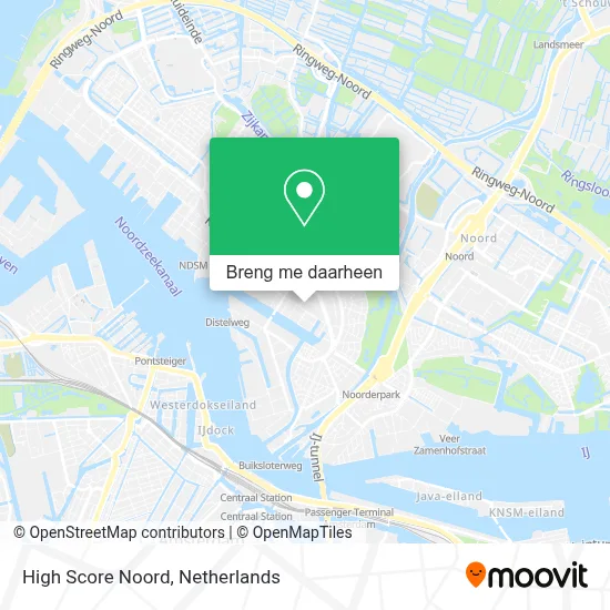High Score Noord kaart