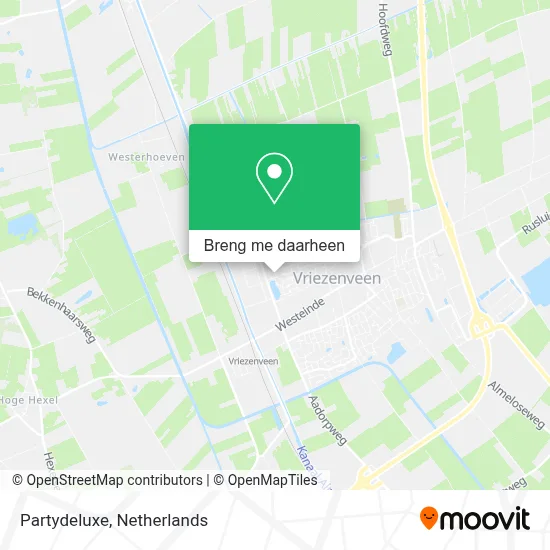 Partydeluxe kaart