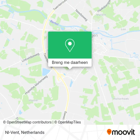 Nl-Vent kaart