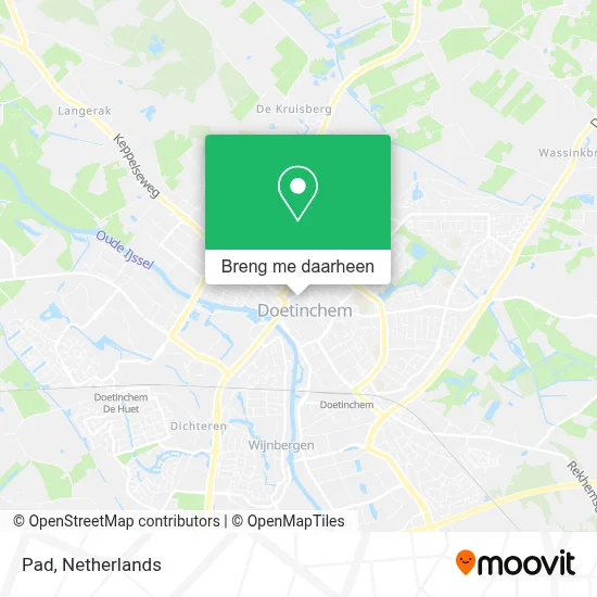 Pad kaart
