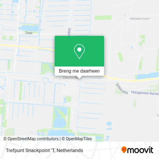 Trefpunt Snackpoint 'T kaart