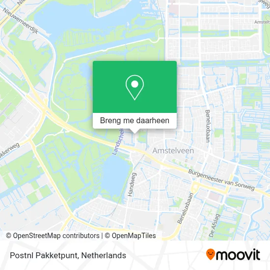 Postnl Pakketpunt kaart
