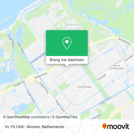 Vc Fit Unit - Almere kaart