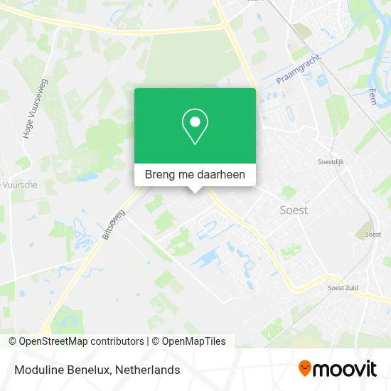 Moduline Benelux kaart