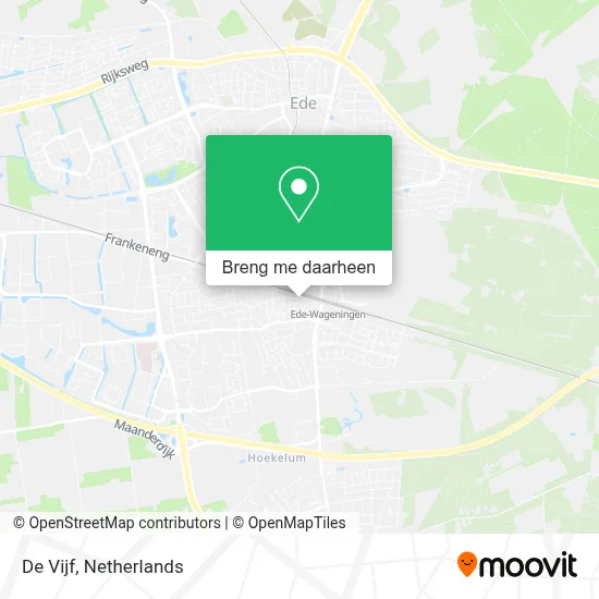 De Vijf kaart