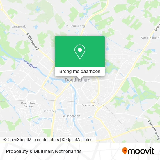 Probeauty & Multihair kaart