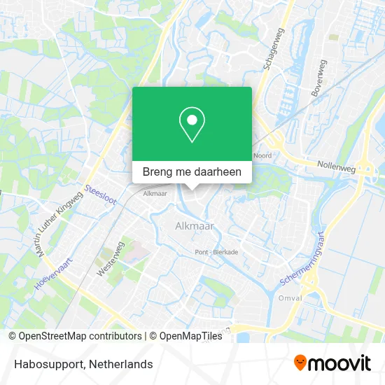Habosupport kaart