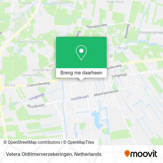 Vetera Oldtimerverzekeringen kaart