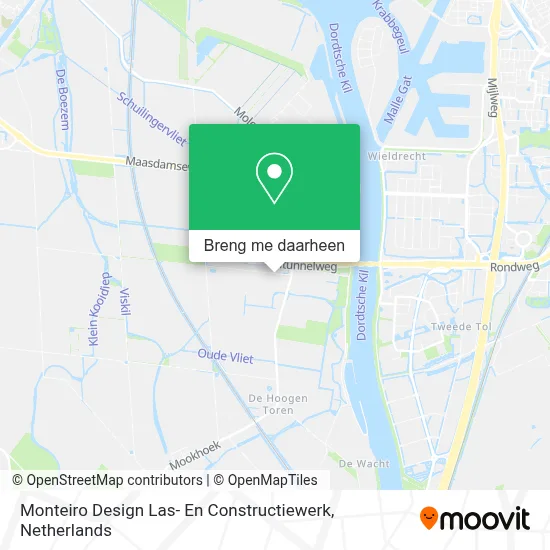 Monteiro Design Las- En Constructiewerk kaart