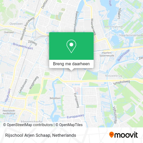 Rijschool Arjen Schaap kaart