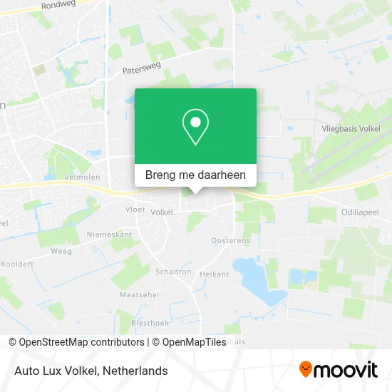 Auto Lux Volkel kaart