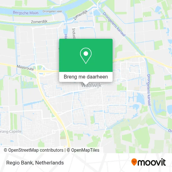 Regio Bank kaart