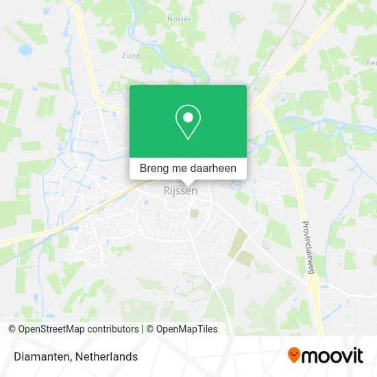Diamanten kaart