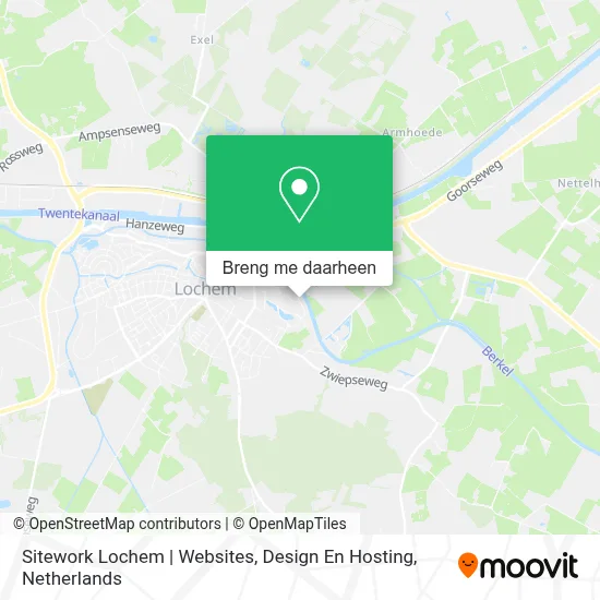 Sitework Lochem | Websites, Design En Hosting kaart