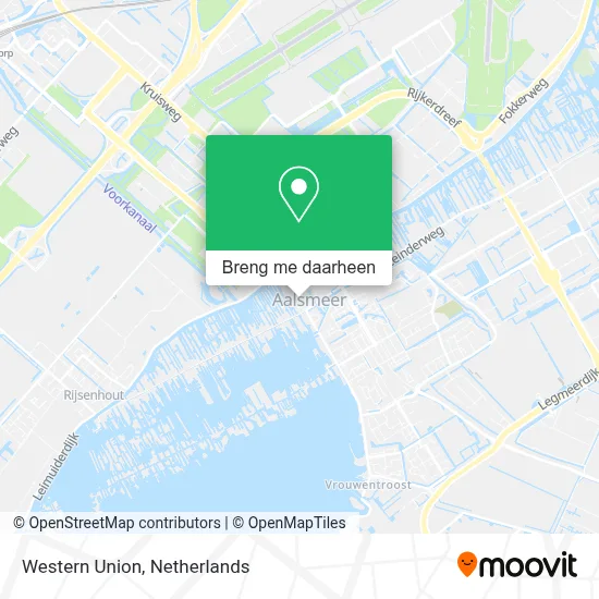 Western Union kaart