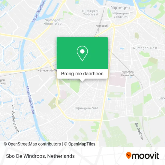 Sbo De Windroos kaart