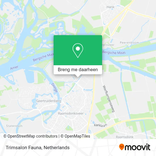Trimsalon Fauna kaart