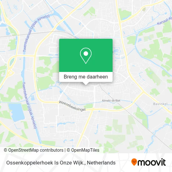 Ossenkoppelerhoek Is Onze Wijk. kaart