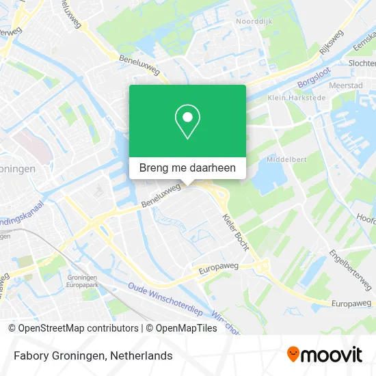 Fabory Groningen kaart