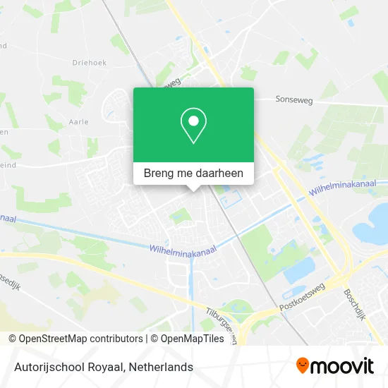 Autorijschool Royaal kaart