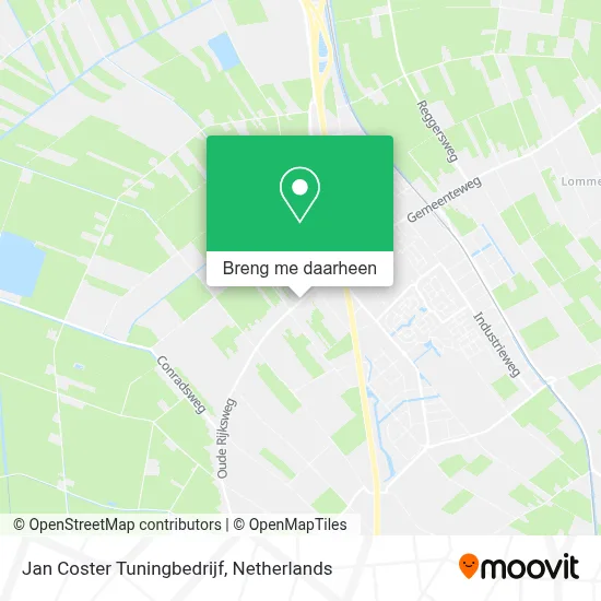 Jan Coster Tuningbedrijf kaart