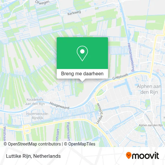 Luttike Rijn kaart
