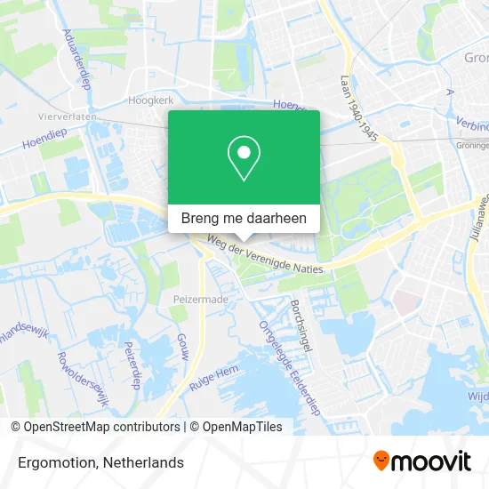 Ergomotion kaart